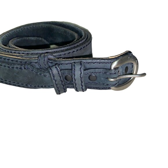 Duluth Trading Ranger Belt Mens 50 Used Black Leather - Picture 2 of 16